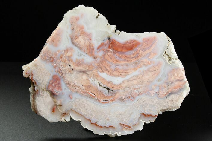 Polished Cotton Candy Agate Slab - Mexico #263889